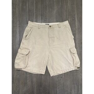 Polo Jeans Ralph Lauren Shorts Men's 38 Tan Military Surplus Cargo Snap Leg